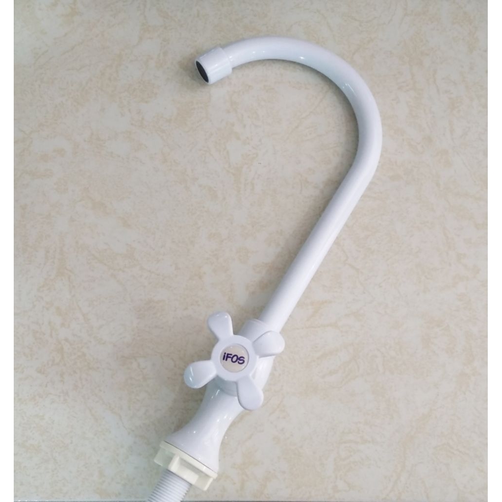 Kran Wastafel Cuci Piring Plastik Model Putar