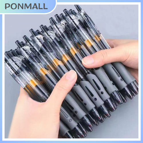 

[ 20 PCS ] Pen Tekan Gel 0.5mm / Pen Gel Berkualitas Hitam Merah Biru