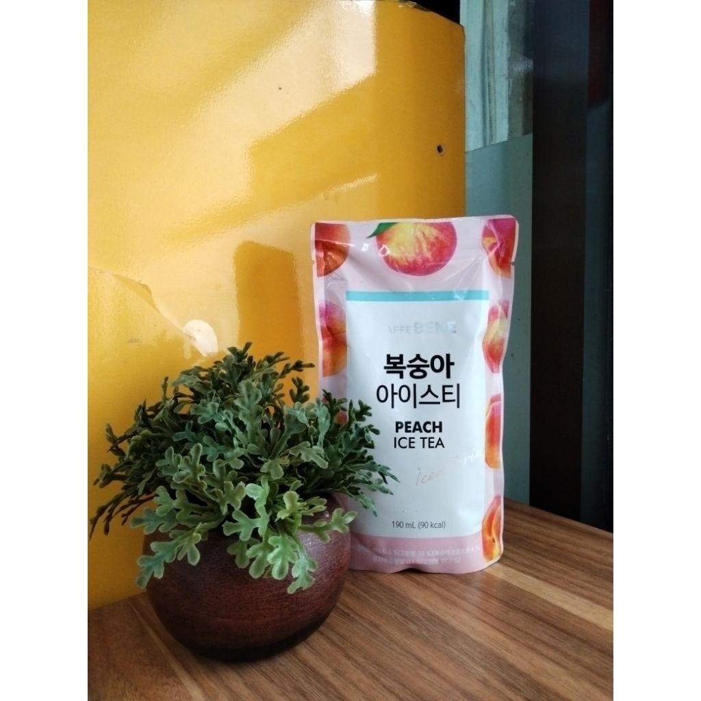 

caffe bene peach ice tea drink 190ml