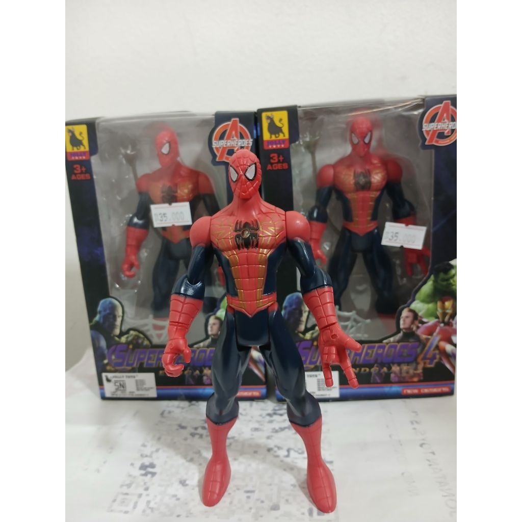 mainan figure spiderman