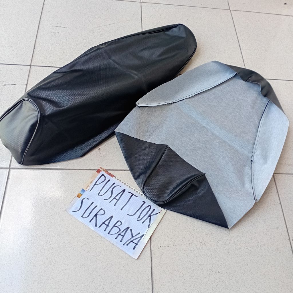 Kulit sarung cover jok VARIO 110 CARBU - VARIO Fi 110 model original - sadel motor vario karbu