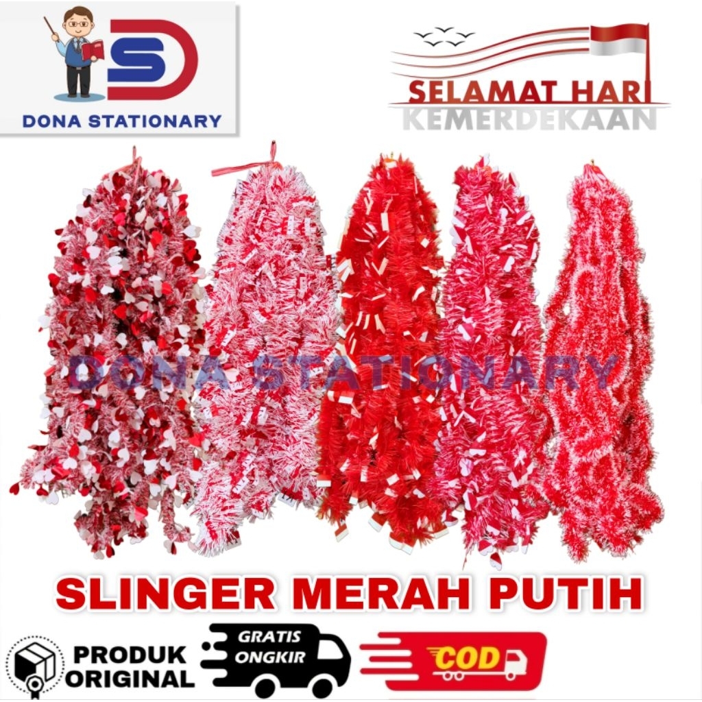 PA LINGER MERAH PUTIH LINGER EMERDEAAN HUT RI LINGER 17 AGUTU 10 PC