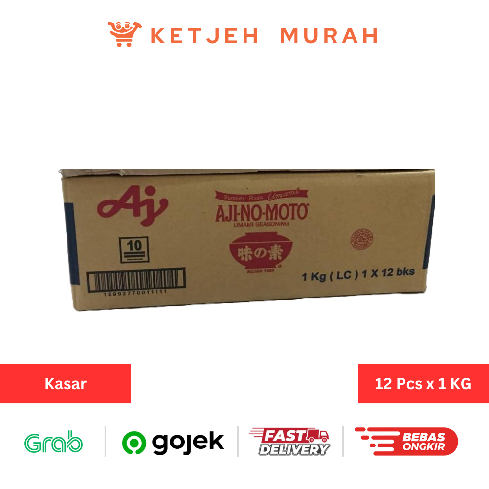 

Ajinomoto Micin / Penyedap Rasa / Vetsin Ajinomoto Kasar 1 Dus isi 12 Pcs x 1 KG