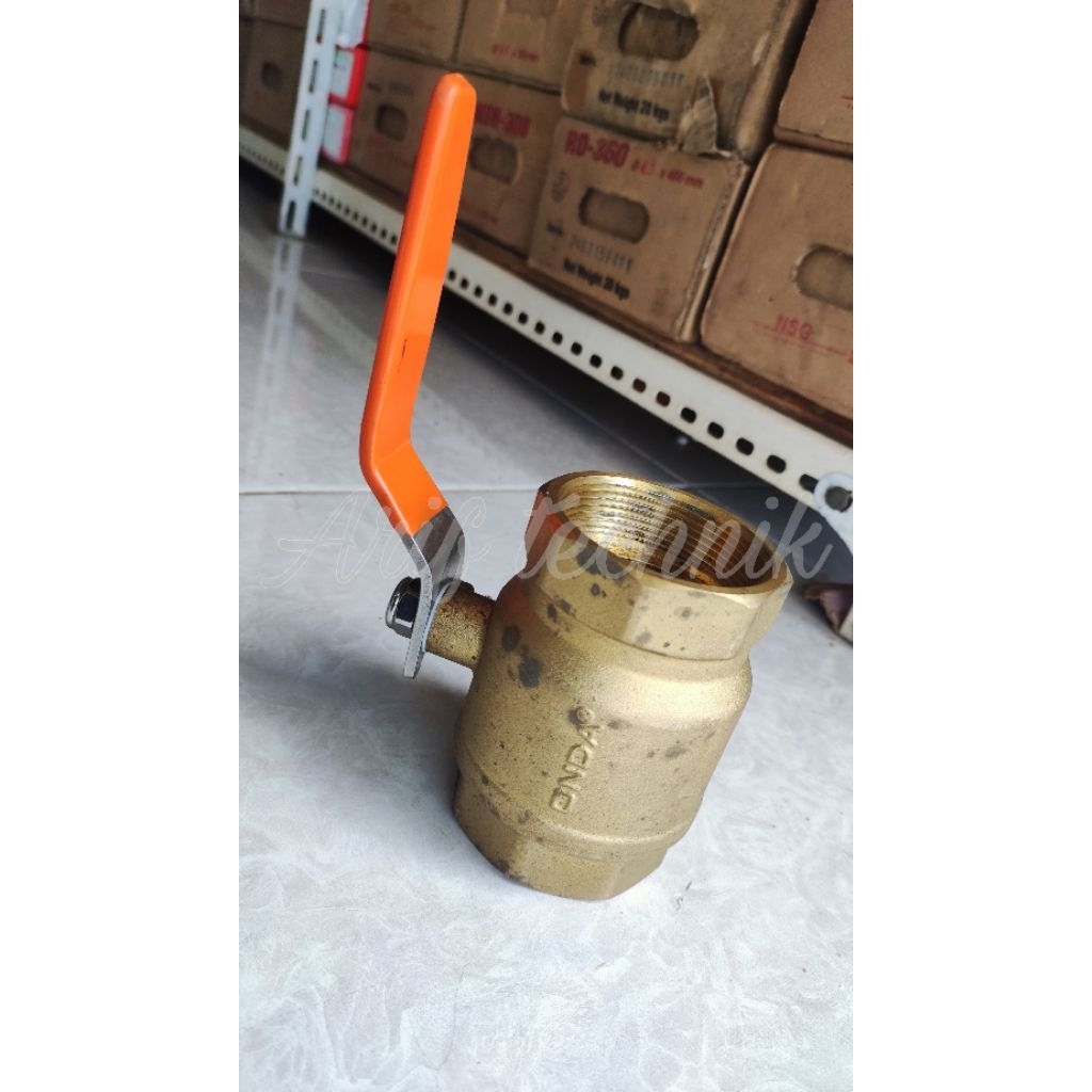 ONDA Brass Ball Valve 2" / Ball Valve ONDA 2 inch Kuningan / Stop Kran Onda 2 inchi