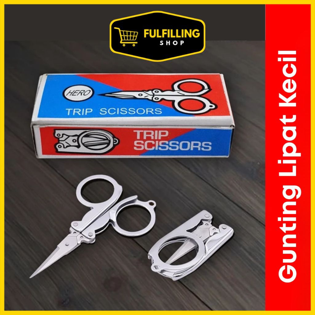 

Gunting Lipat - Gunting Kecil Lipat Mini Stainless Tajam