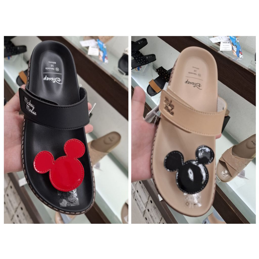 Disney x Nevada Mickey Flip Flops Sandal Wanita Original