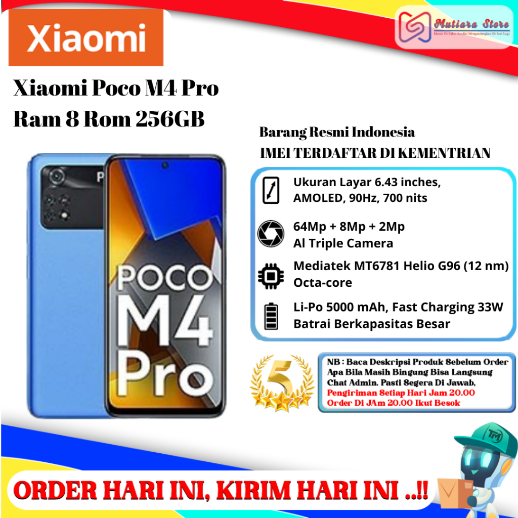Xiaomi Poco M4 Pro Ram 8 Rom 256GB