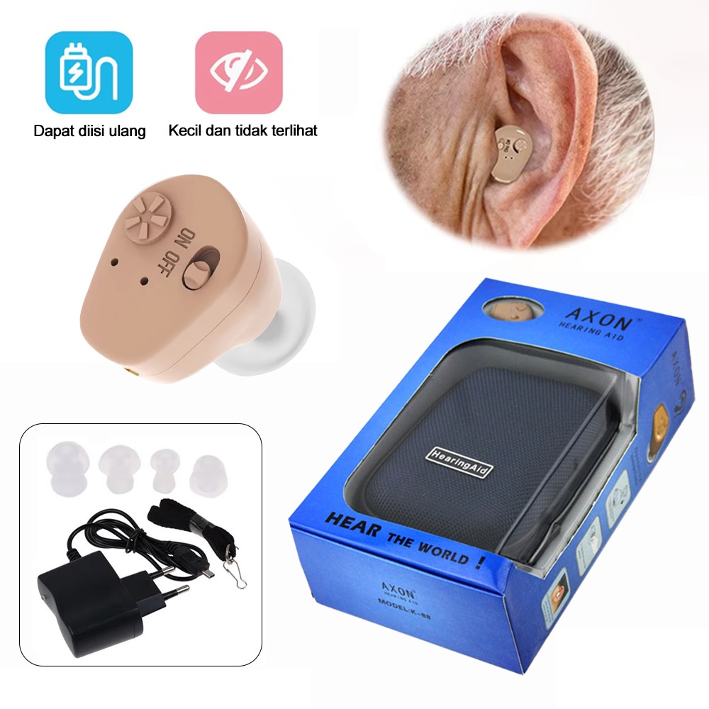 AlatBantu Dengar alat pendengaran telinga tuli alat dengar telinga orang tua Hearing Aid