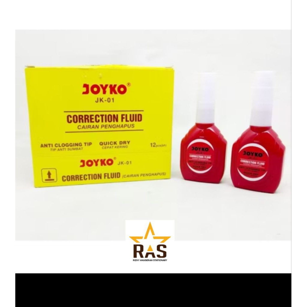 

( 1 Pack 12pcs ) Tipex Cair Joyko JK-01