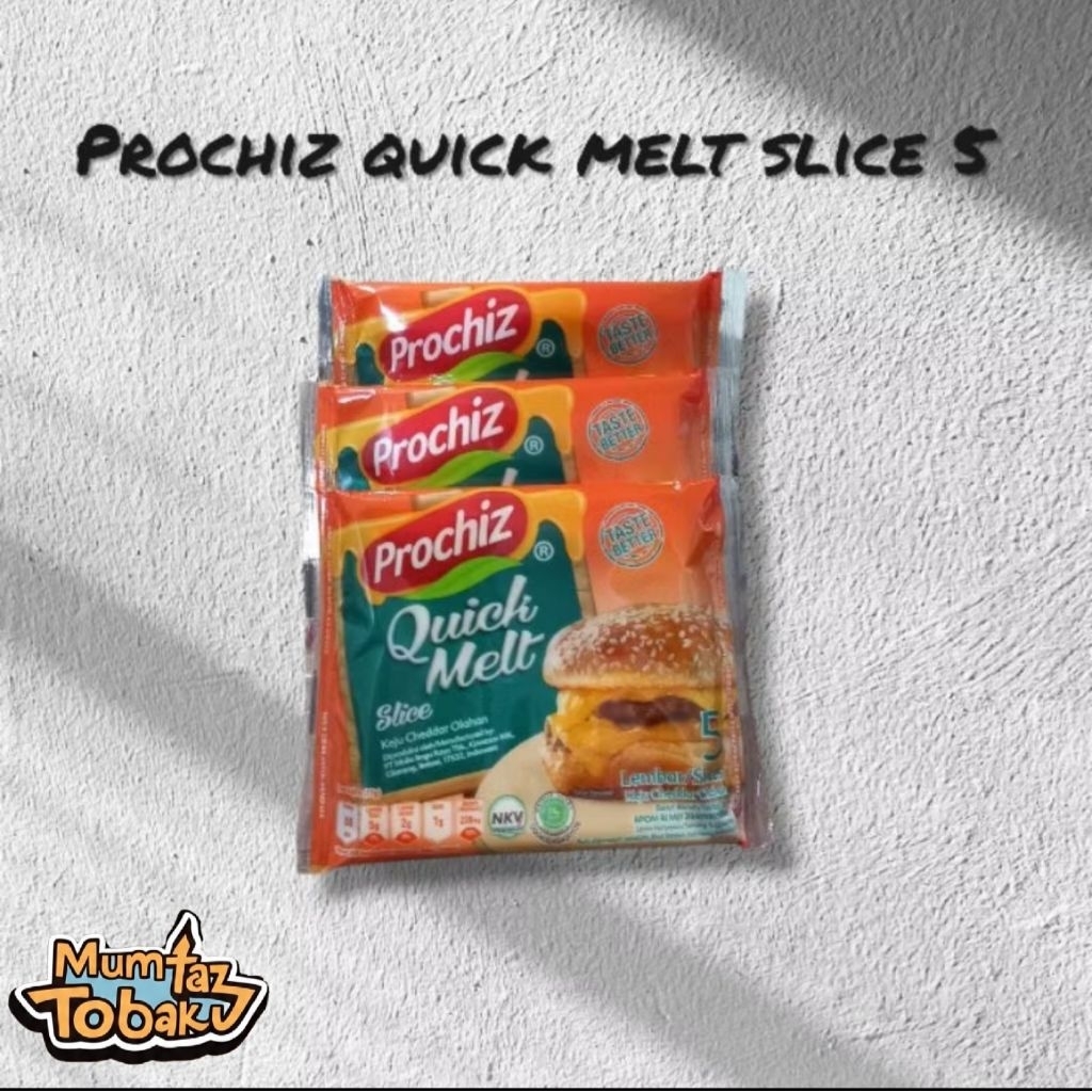 

Prochiz Quick Melt Slice 1 sachet isi 5 lembar