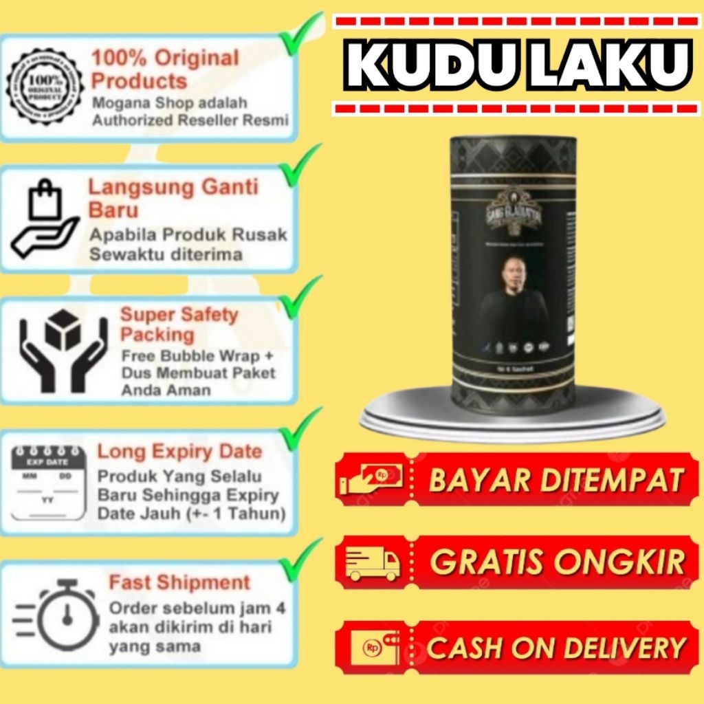 

Sang Gladiator by Vicky Prasetyo Kopi Pilihan Pria - Halal & Bpom - 1 Pack isi 6 Sachet