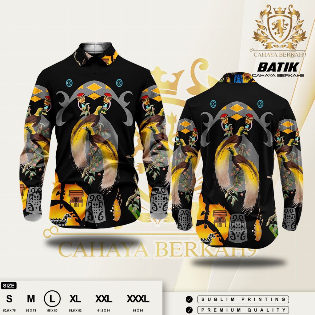 Batik papua cendrawasih  premium