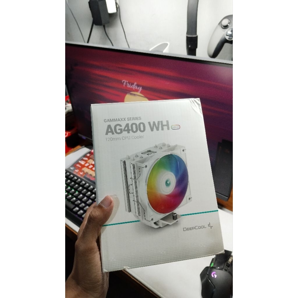 CPU Cooler Tower Deepcool AG400 WH ARGB second / bekas