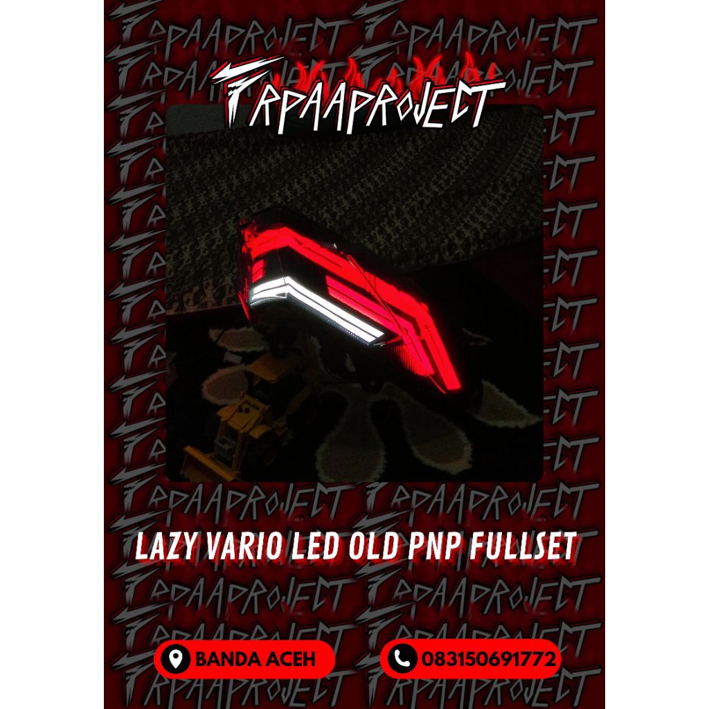 stoplamp lazy vario 150 led old