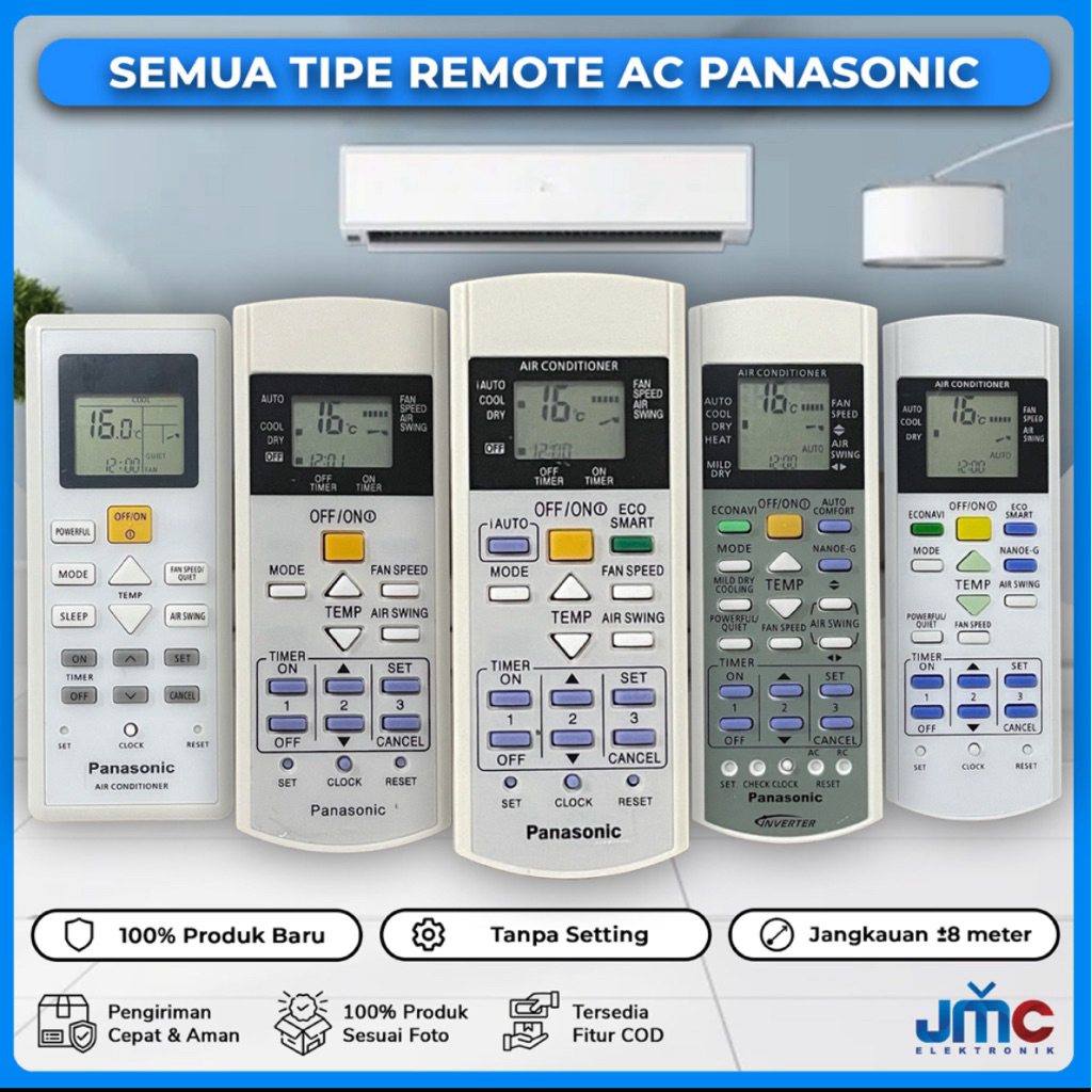 NEW Remote Remot AC Panasonic 4461 4625 A75C3702 A75C3706 A75C3622 A75C3623 4161 4161-1 19210 19190