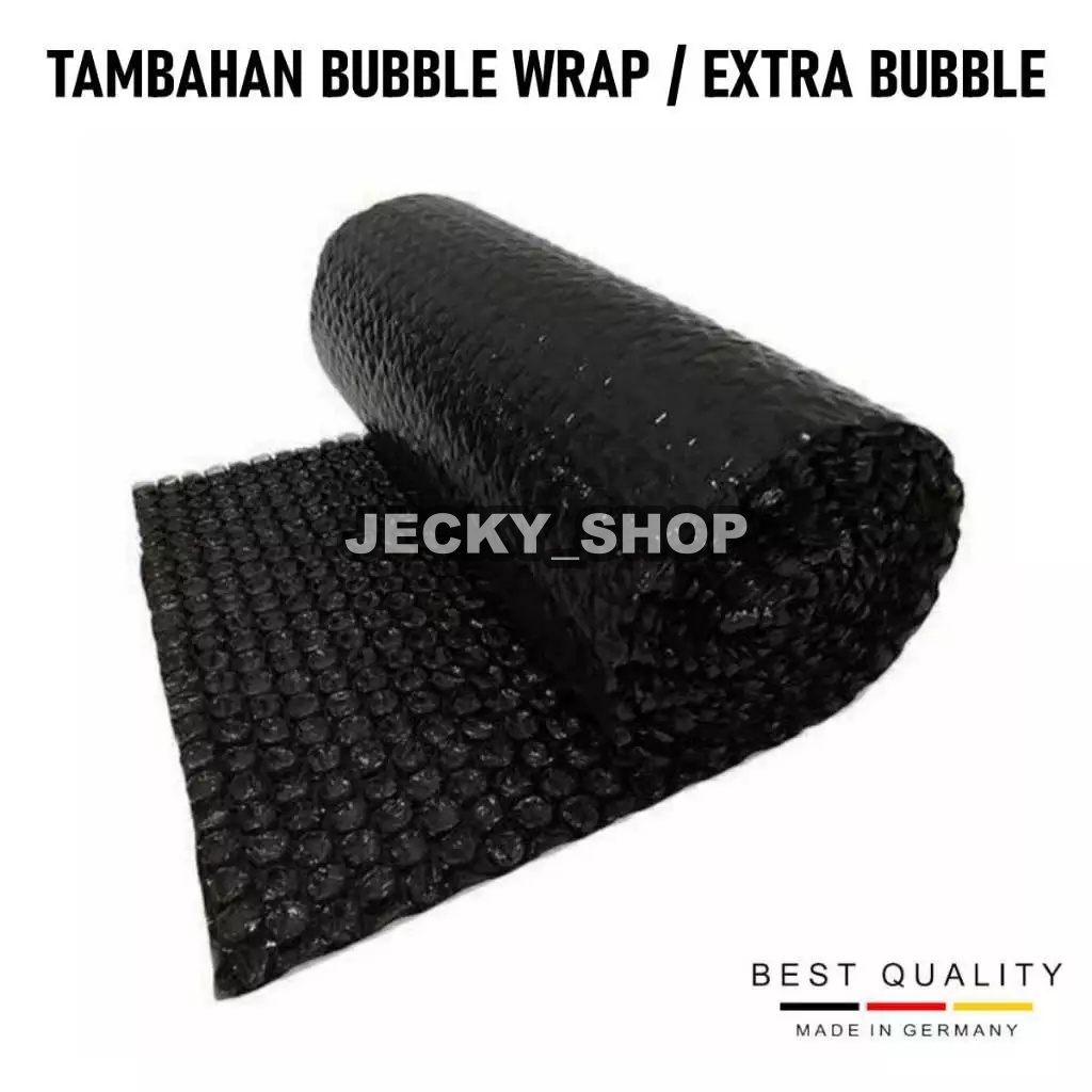 

TAMBAHAN BUBBLE WRAP / EXTRA BUBBLE WRAP SAFETY BIAR BARNG ANDA AMAN