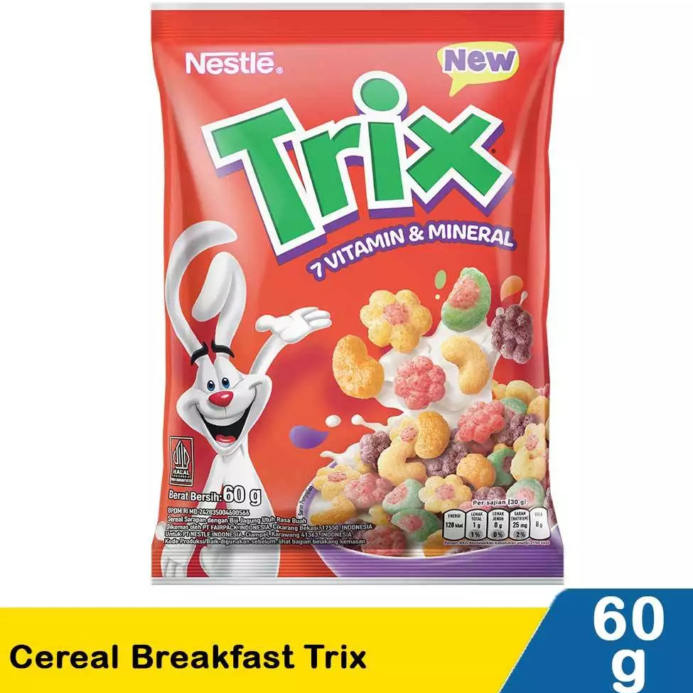 

[Belanja 25.000 Baru Diproses!] Nestle Trix Sereal Rasa Buah 60gr