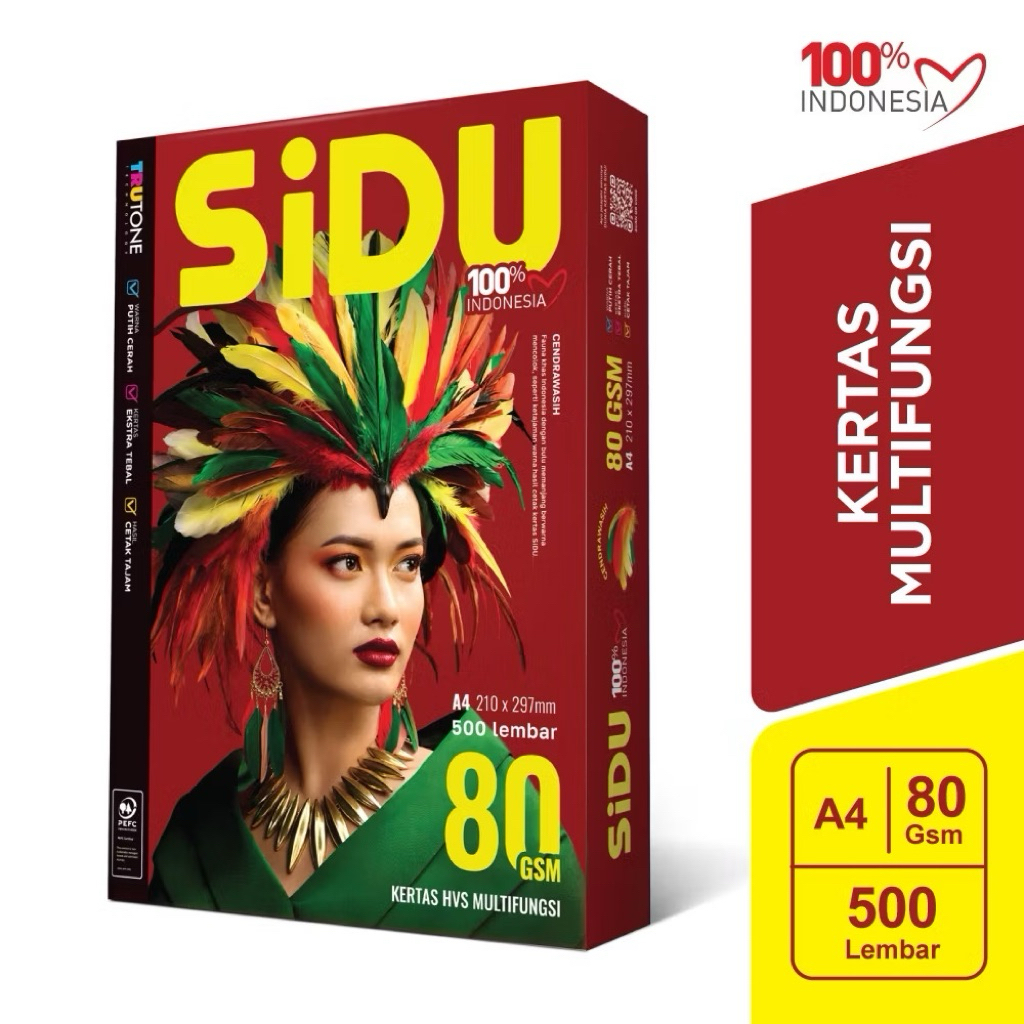 

Kertas HVS A4 80 GSM SiDU