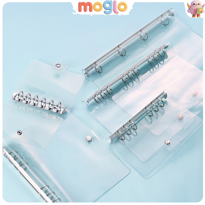 

[COD] Binder A6 Transparan Soft PVC! Minimalis Aesthetic, Sampul DIY untuk Buku Tulis & Catatan