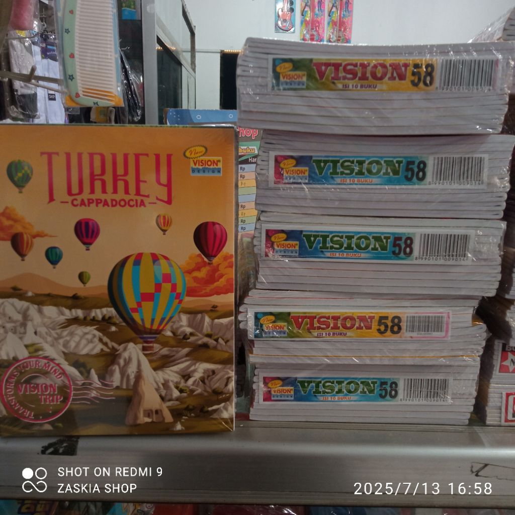 

BUKU TULIS VISION 1 PAK ISI 58