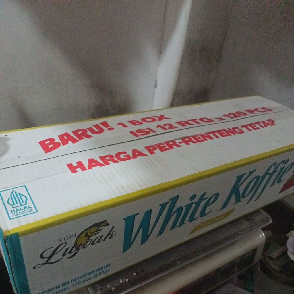 

Luwak White Coffee 20gr Karton Dus