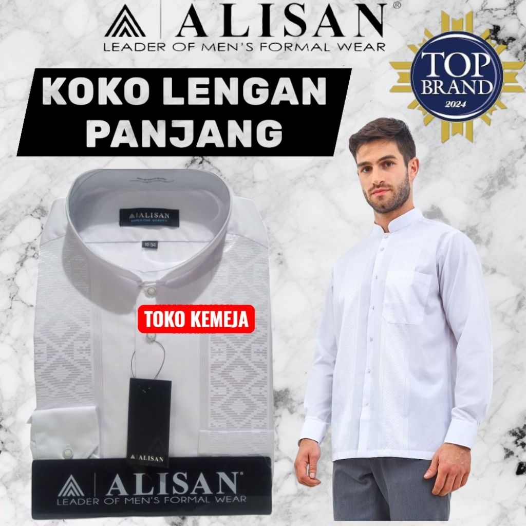 KOKO ALISAN warna lengan panjang reguler (MOTIF/CORAK RANDOM)