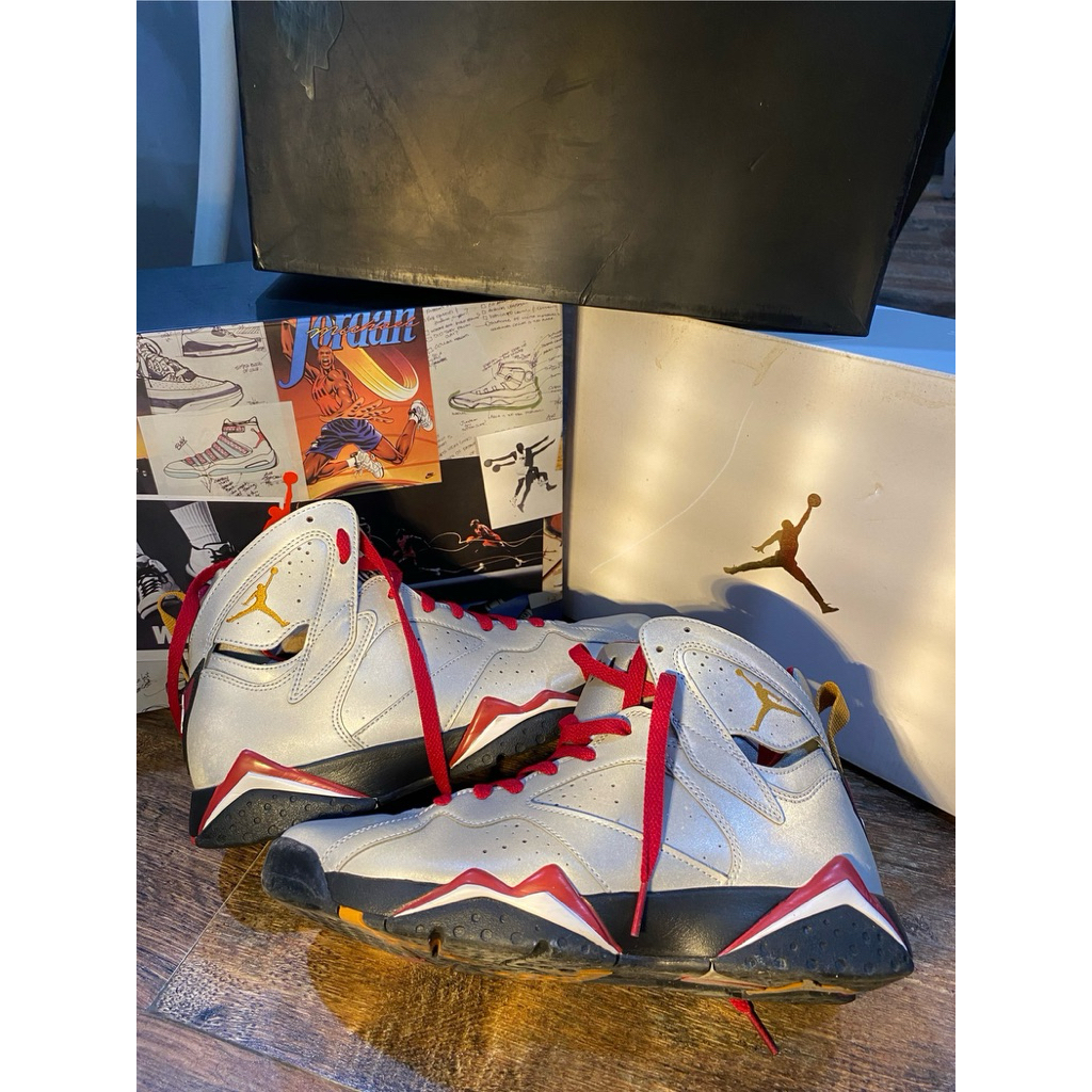 Air Jordan 7 Retro Second Like New Ori nike 100%, Sepatu Basket