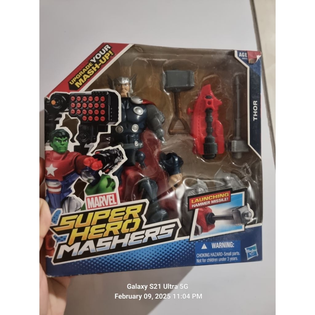 ORIGINAL Hasbro Marvel Super Hero Mashers - THOR