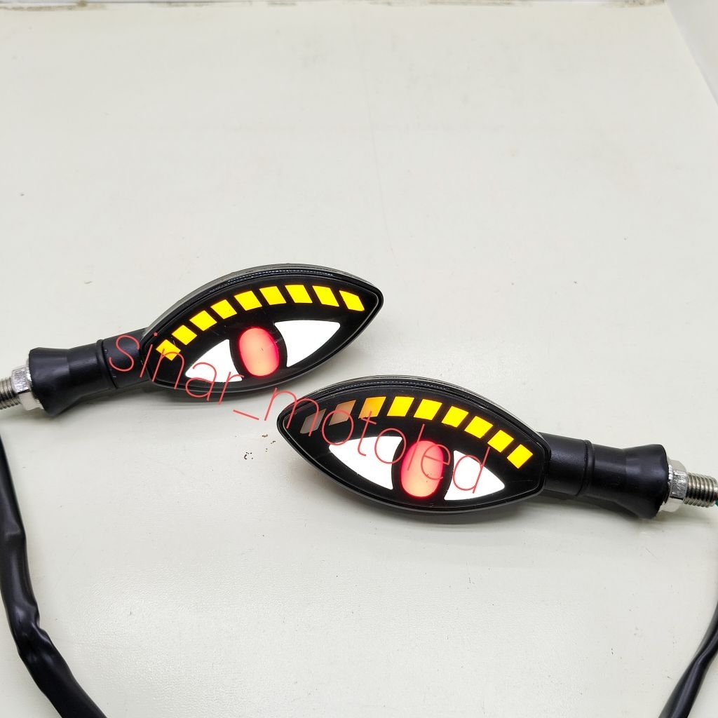 sein motor led running sharingan dajjal super bright alis universal vixion cb150 megapro verza mx ki