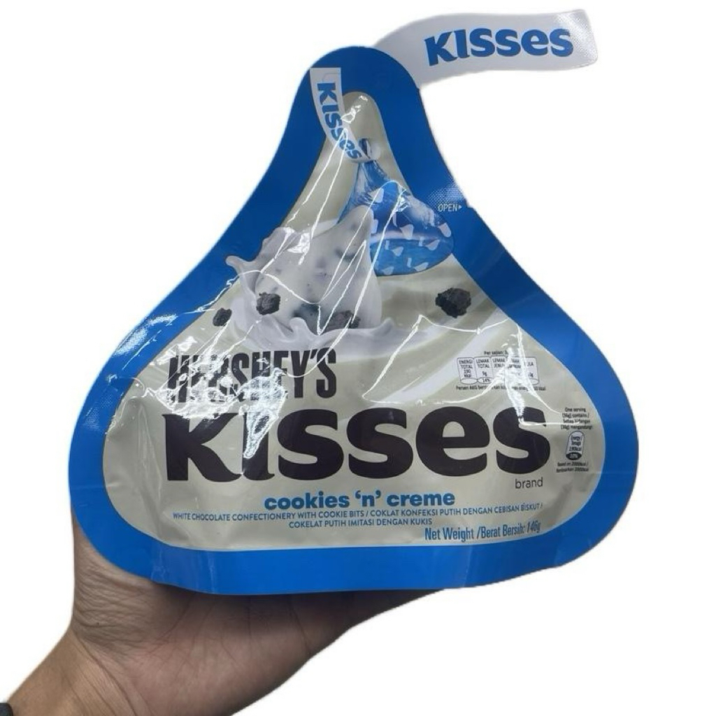 

Hersheys Choco Kisses Cookiies Creme 145gram