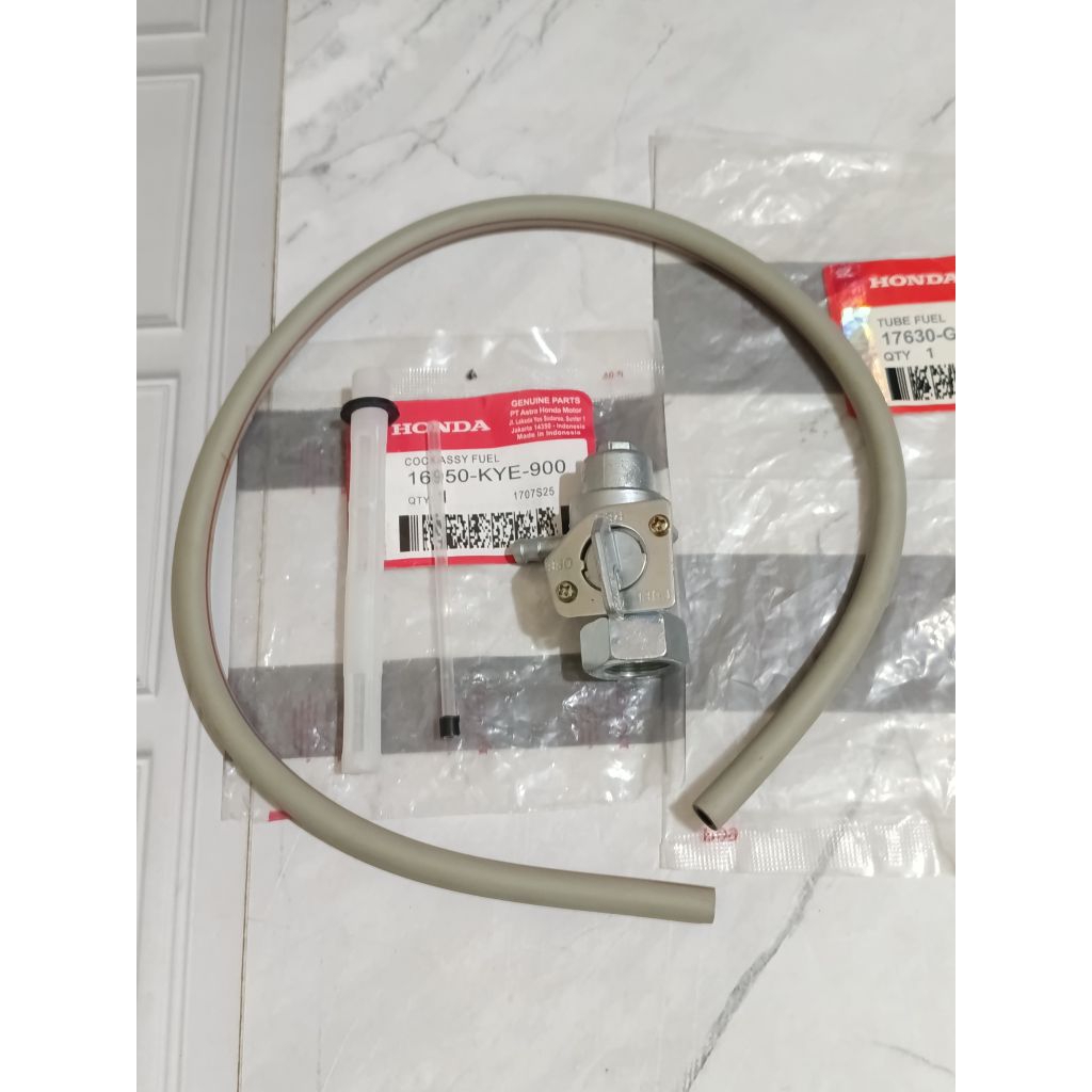 Kran bensin membran+selang bensin Honda megapro monoshock kode part(ksp/kye)