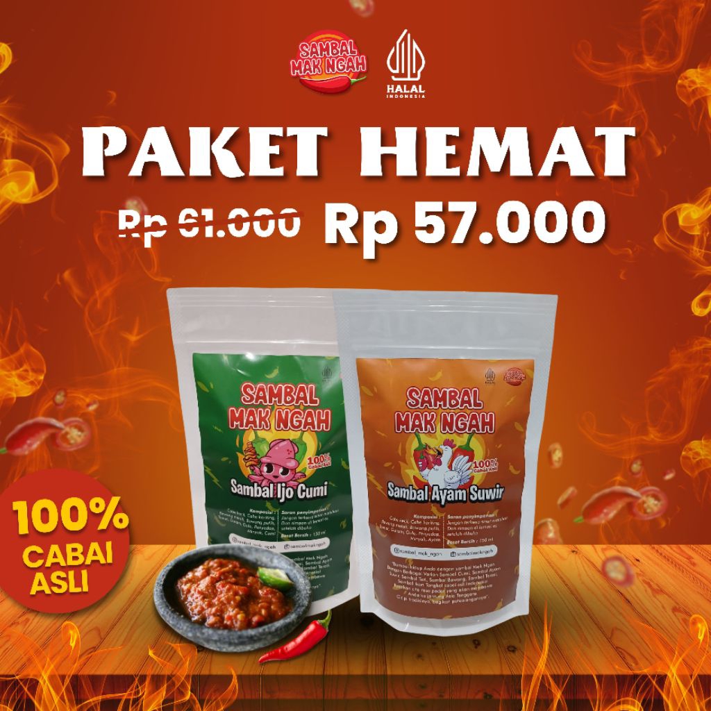 

PAKET MENU SAMBAL MAK NGAH