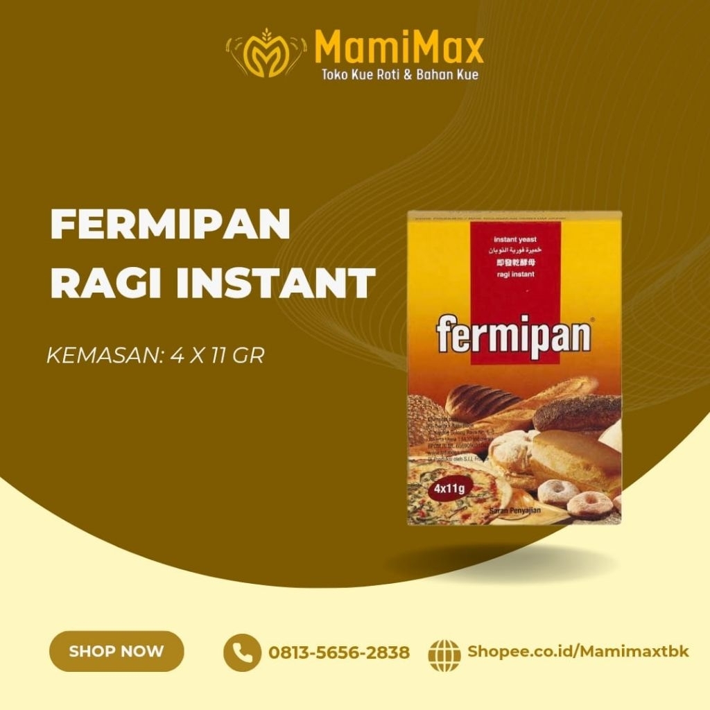 

FERMIPAN RAGI INSTAN 11 GRAM