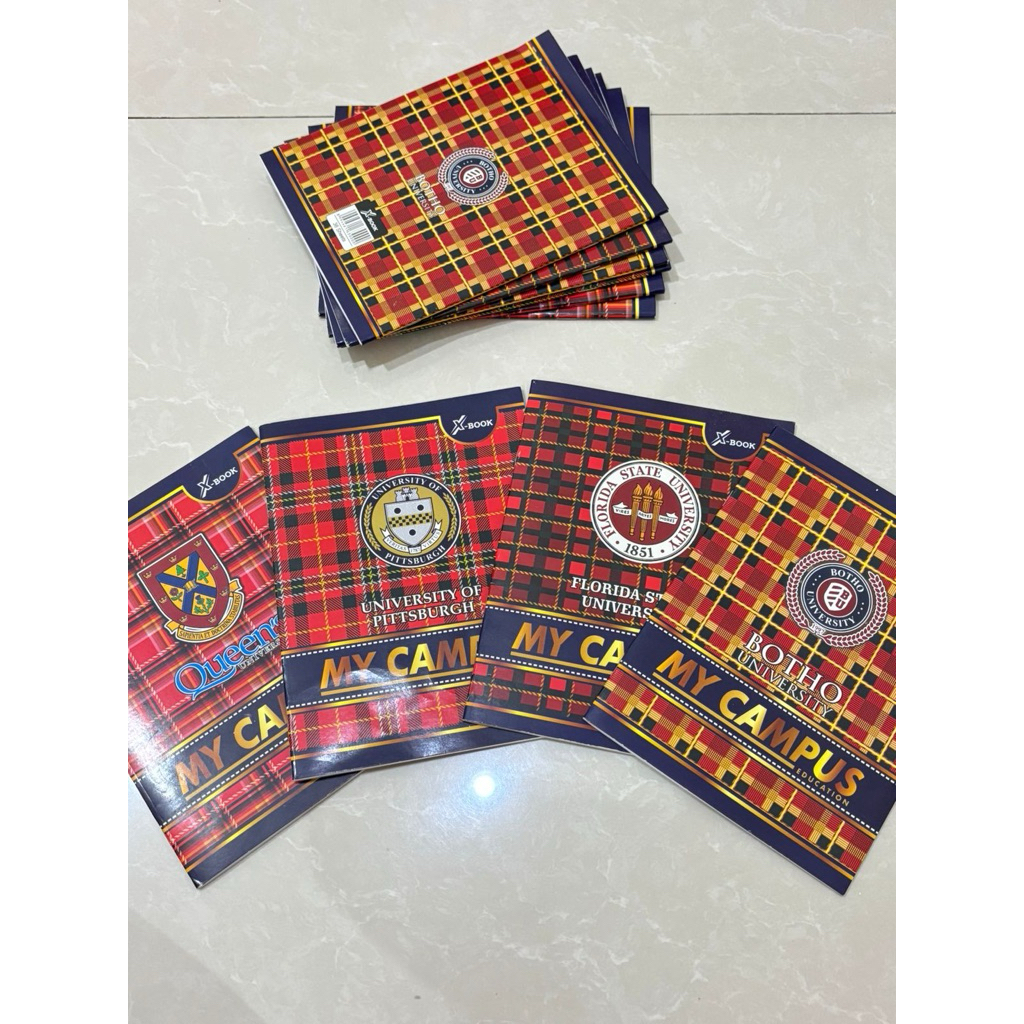 

{10 pcs} Buku Tulis Sekolah Anak X-Book Kwarto/Kecil My Campus Isi 38 Lembar