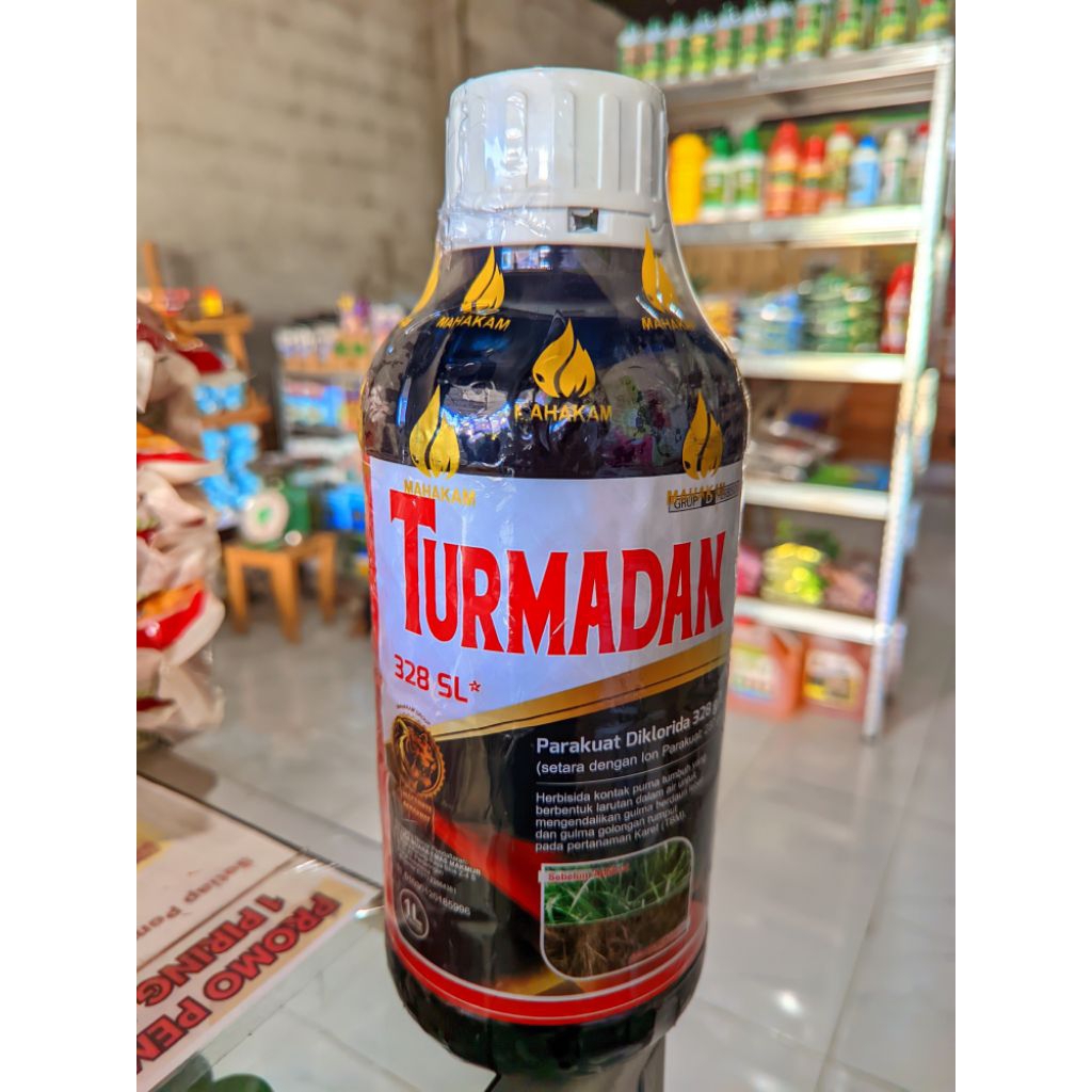 HERBISIDA TURMADAN 328 SL (1 LITER) - RACUN RUMPUT KONTAK