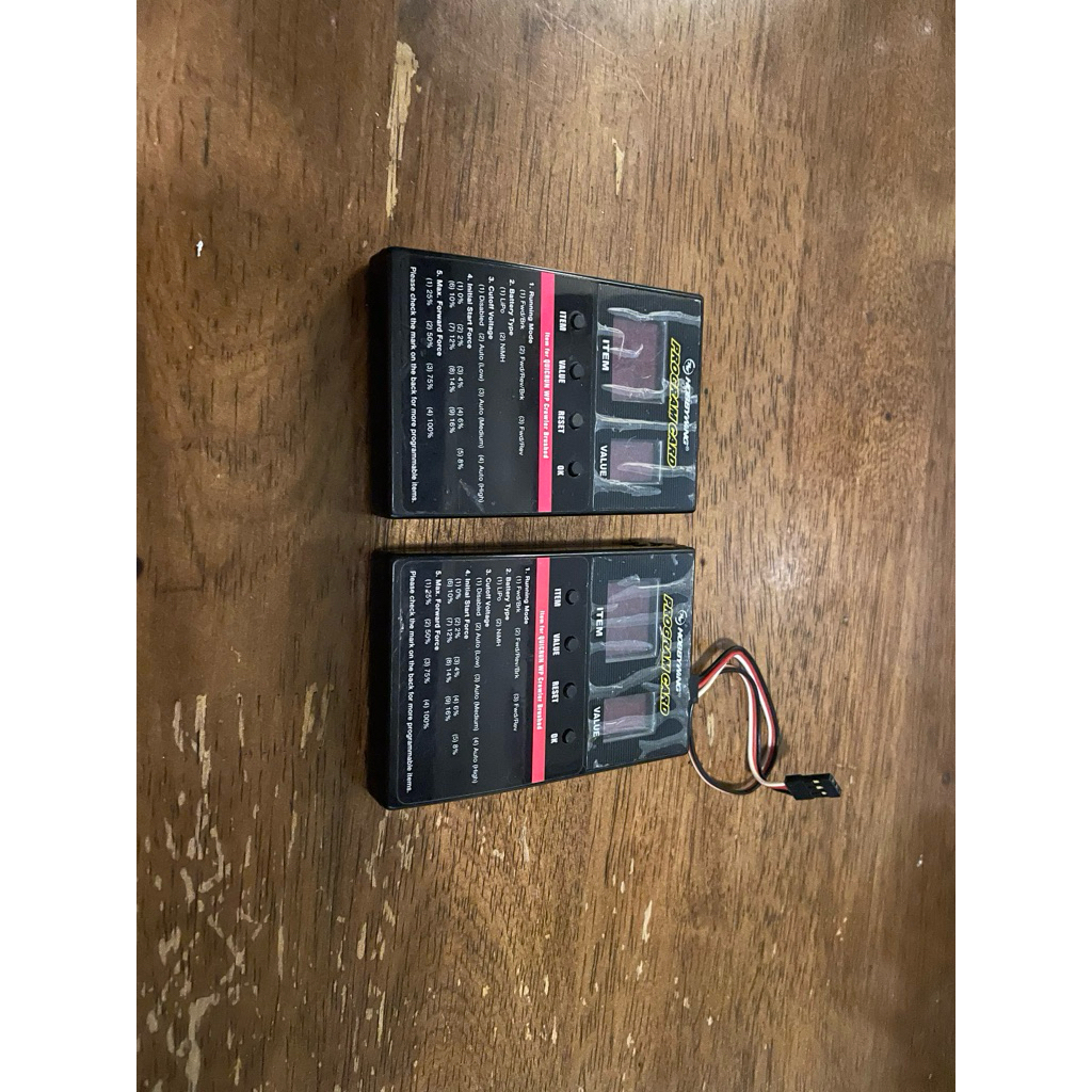 program card esc 1080 hobbywing 80A