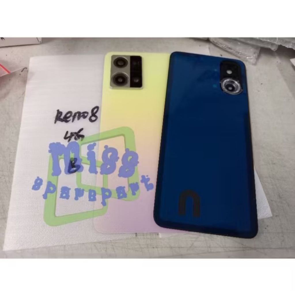 Backdoor Back Cover Tutup Belakang OPPO Reno 8 4G Original