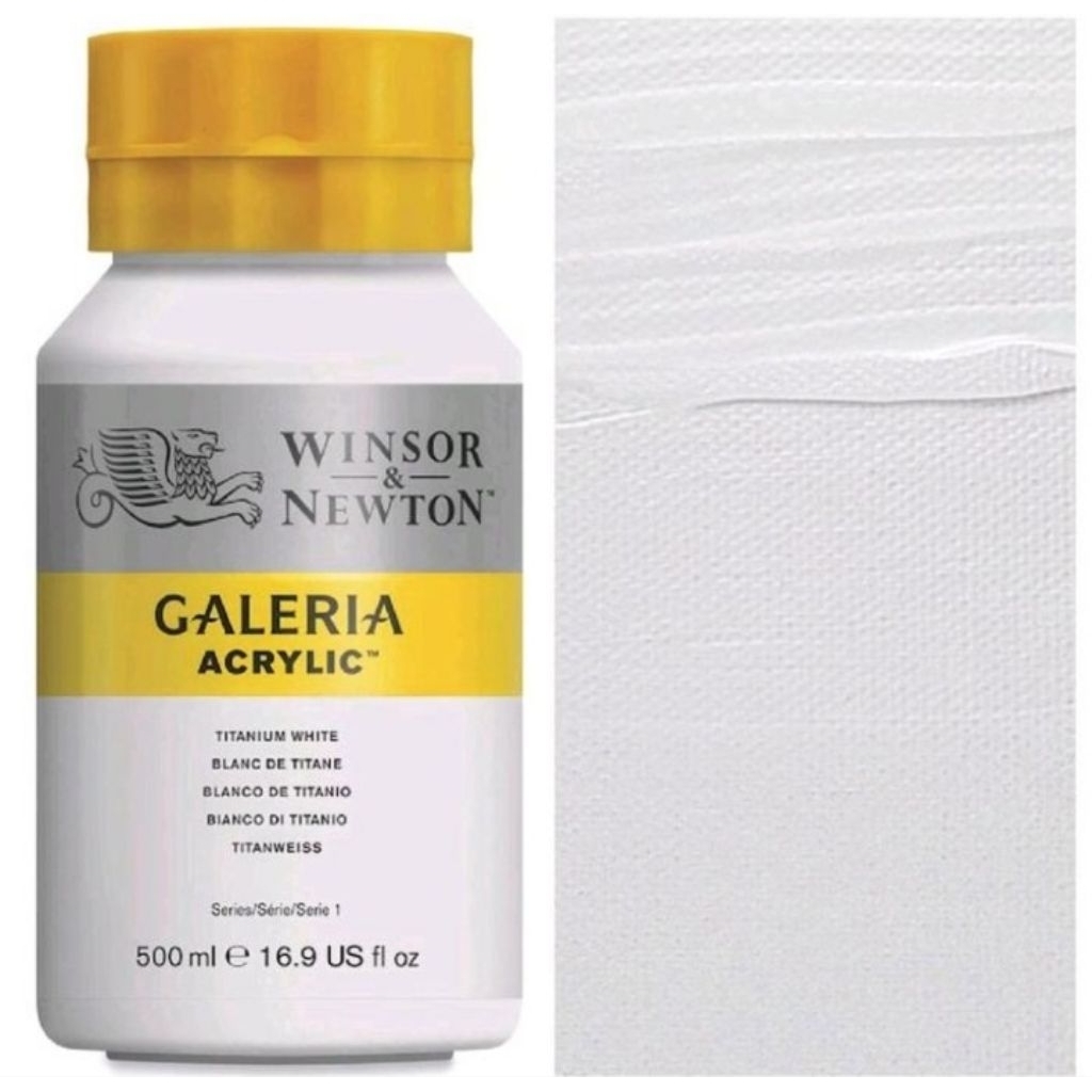 

GALERIA ACRYLIC PAINT 500 ML TITANIUM WHITE WINSOR & NEWTON