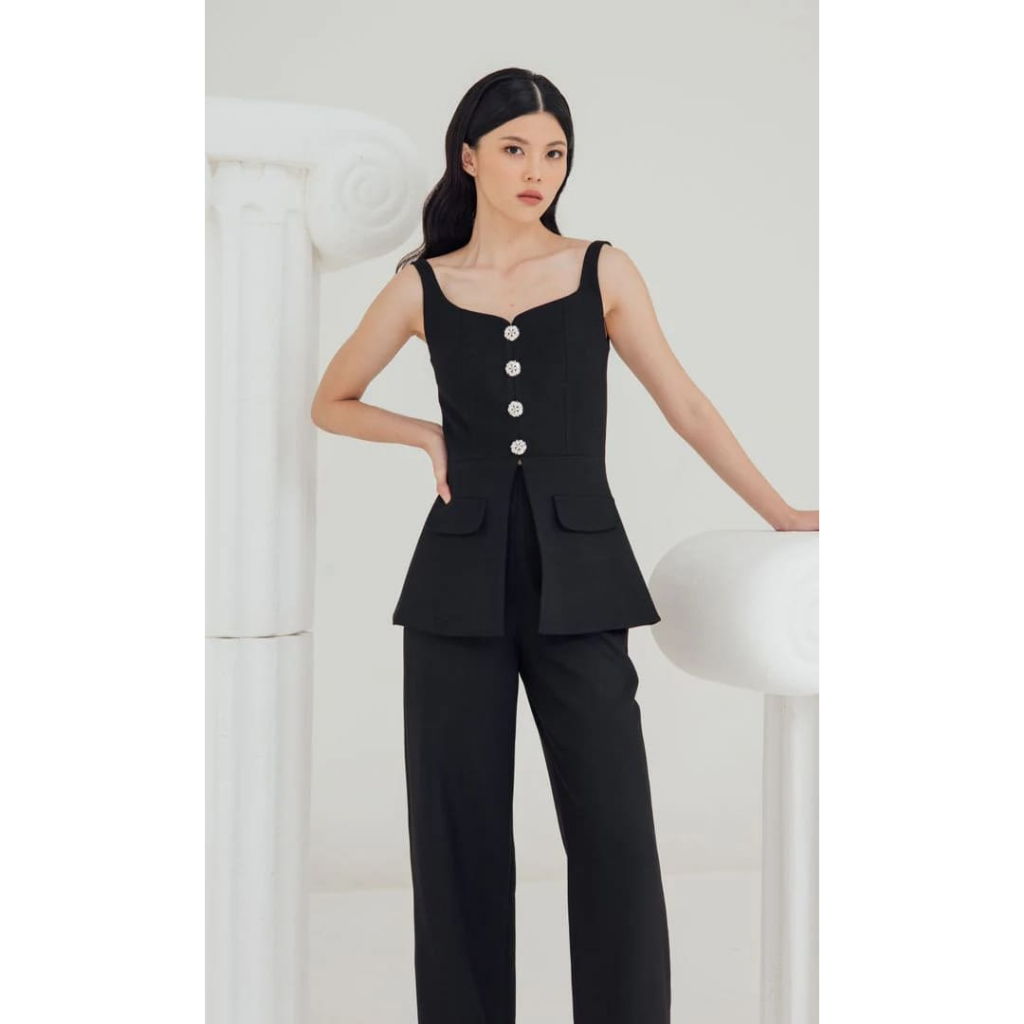 POSHTURE - Rowan Top in Black