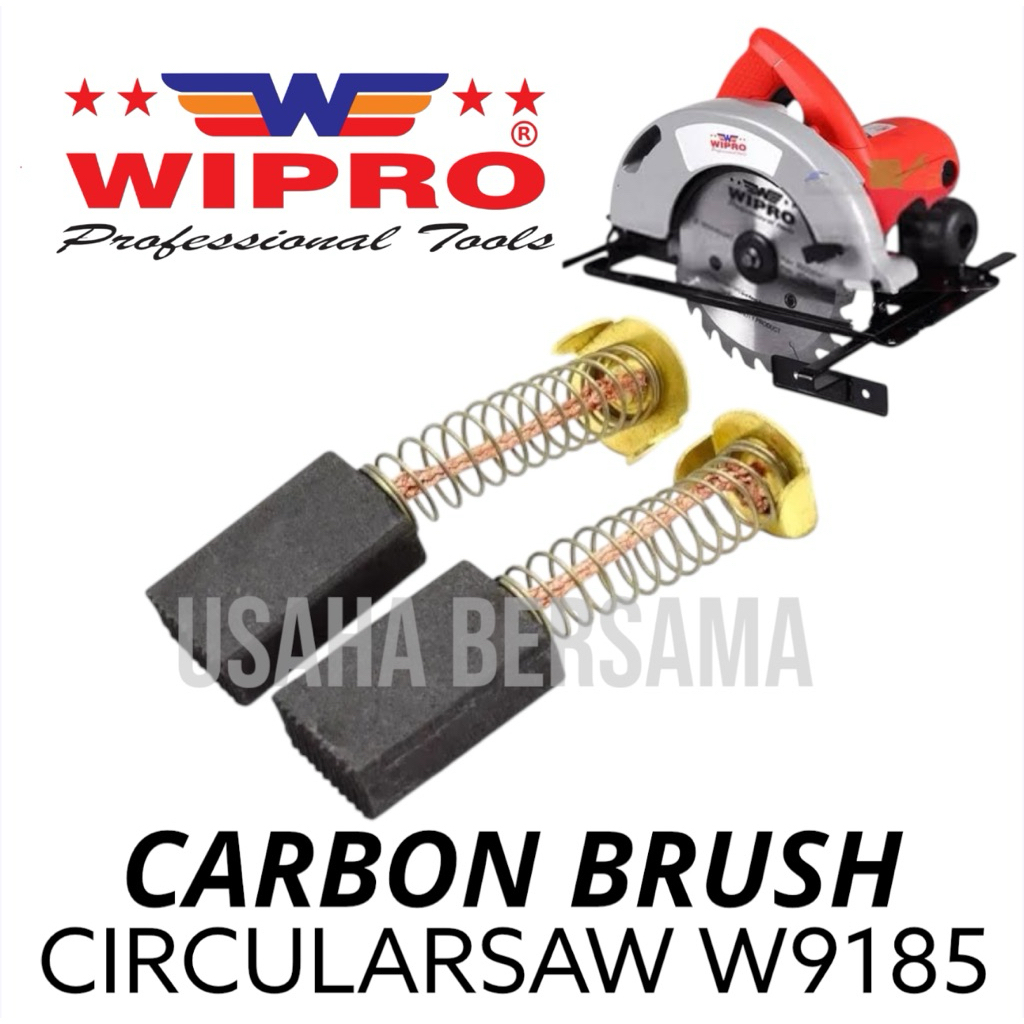 CARBON BRUSH W9185 CIRCULARSAW WIPRO ARANG KUL BROSTEL CIRCULARSAW WIPRO W 9185 SERKEL
