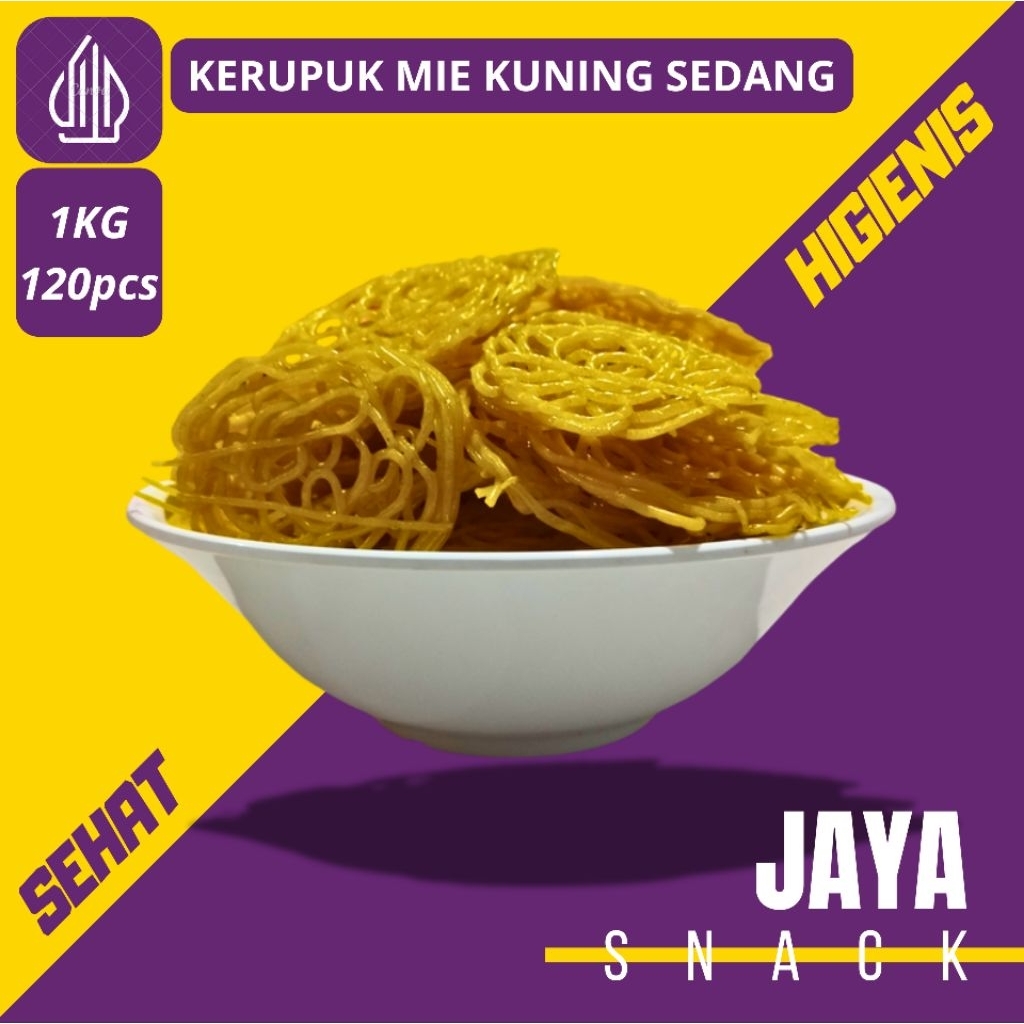 

Kerupuk Mie Kuning Mentah Produksi Tegal