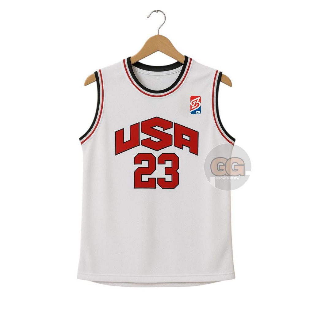 Jersey Basket US.A Baju Jersey Basket Dewasa Jersey Basket Olahraga Pria dan Wanita