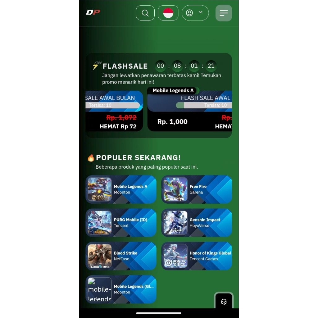 Source Code Website TOP UP E-wallet, Games