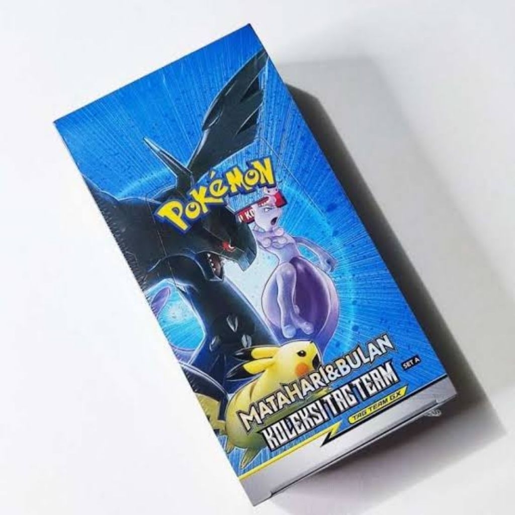 Pokemon Koleksi Tag Team Set A Booster Box Matahari & Bulan Pokemon TCG Indonesia
