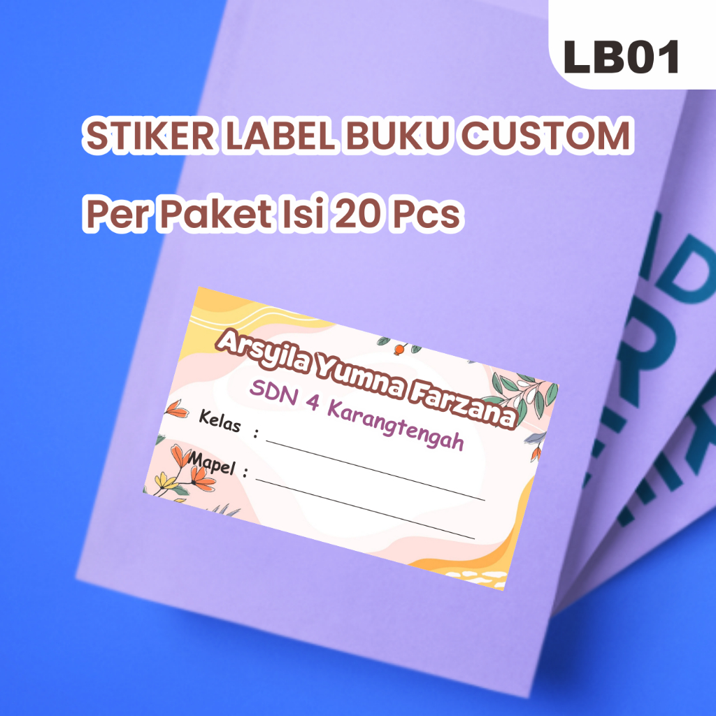 

Stiker Label Nama Buku Pelajaran Aestetic / Label Buku / Stiker Mapel / Isi 20 pcs
