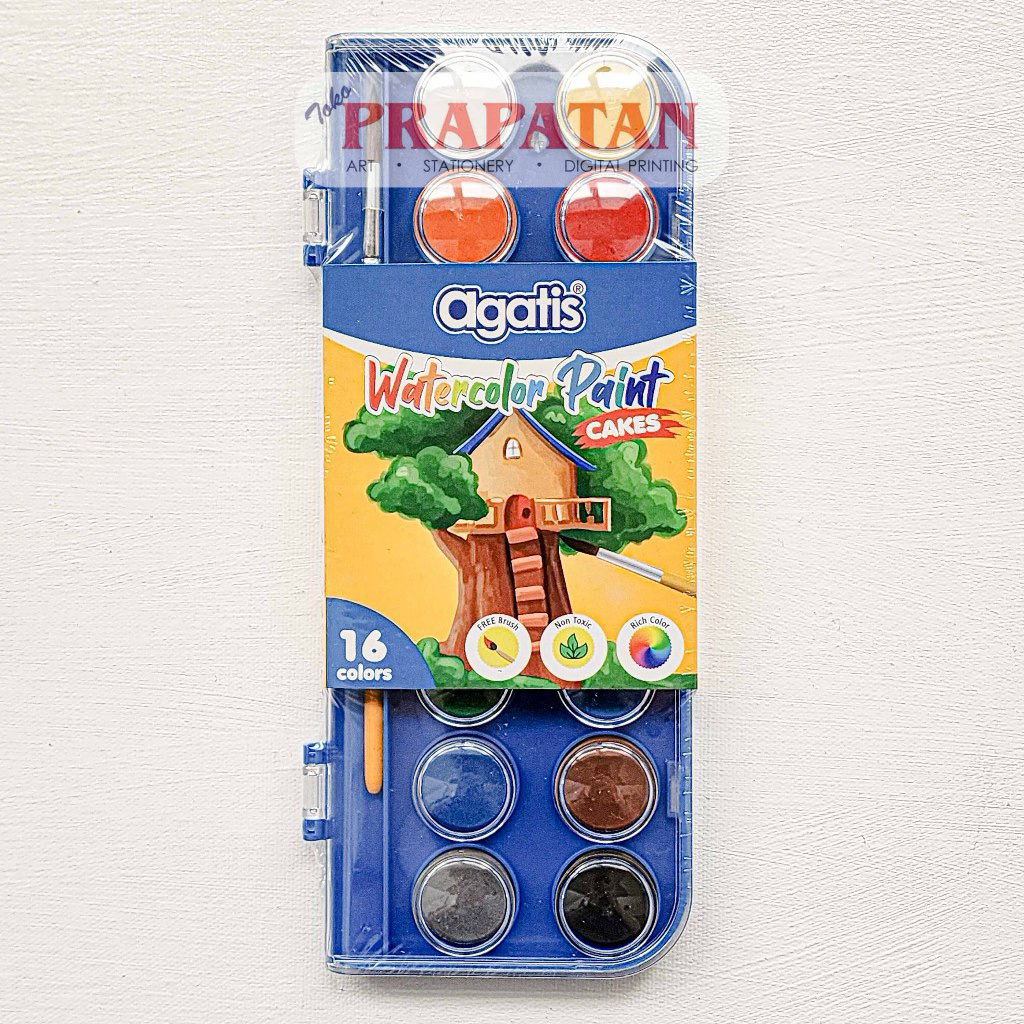

Agatis Watercolor Paint Cakes Set PC-C | Cat Air Set