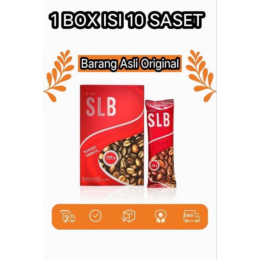 

SLB KOFFIE Asli Original 1 Box 10 Saset Bisa kopi slb sehat lahir batin asli