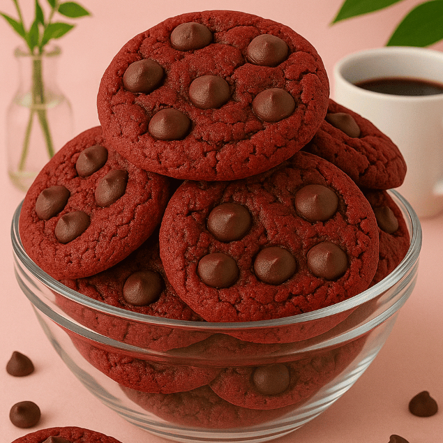 

(Giggly)_Mini Cookies Redvelvet 1 Toples 250 gr_Cemilan Manis_Hampers