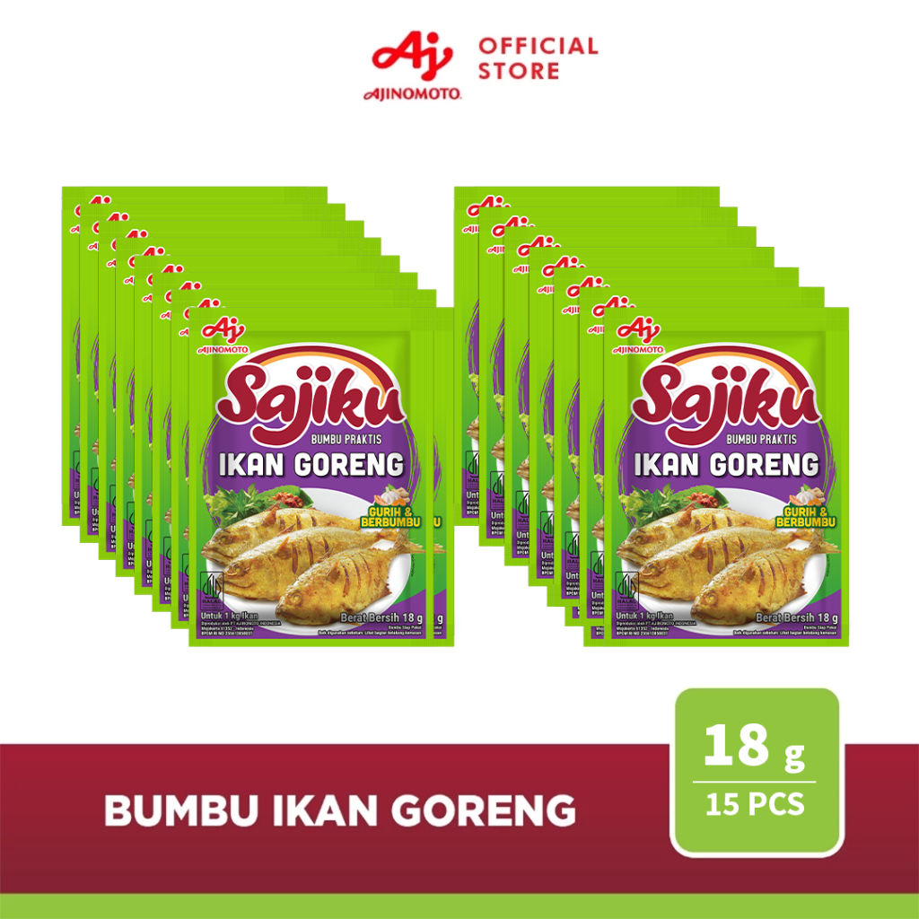 

Sajiku® Bumbu Praktis Ikan Goreng 18gr (15 pcs)