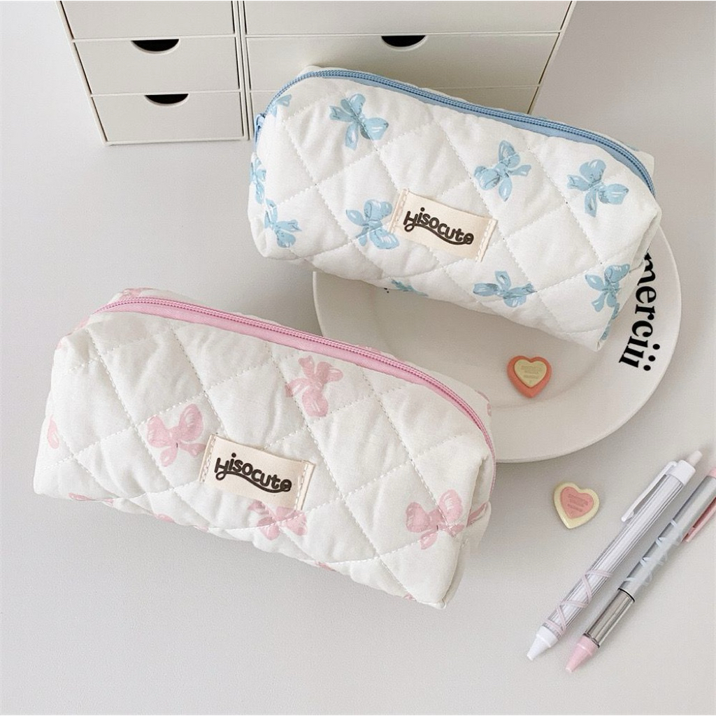 

GFS - Travel Pouch Aesthetic / Tempat Pensil Brush Aksesoris Model Pita
